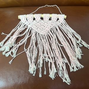 Macramé hanging wall decor from Mexico